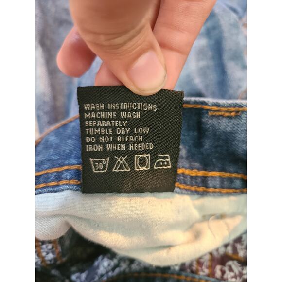 City ink size 8 youth distressed bootcut jeans - Picture 7 of 7